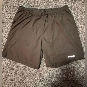 Patagonia Large swim trunks/athletic shorts- BLACK 7"